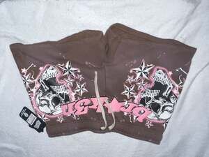 Broken Promises Nautty Rhinestone Jogger Shorts